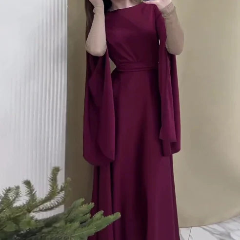 Slim-fit Long-sleeved Dresses for Women