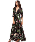 Button Floral dress