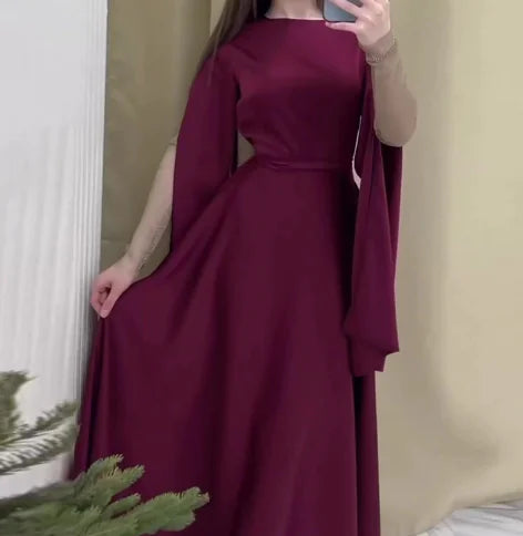 Slim-fit Long-sleeved Dresses for Women