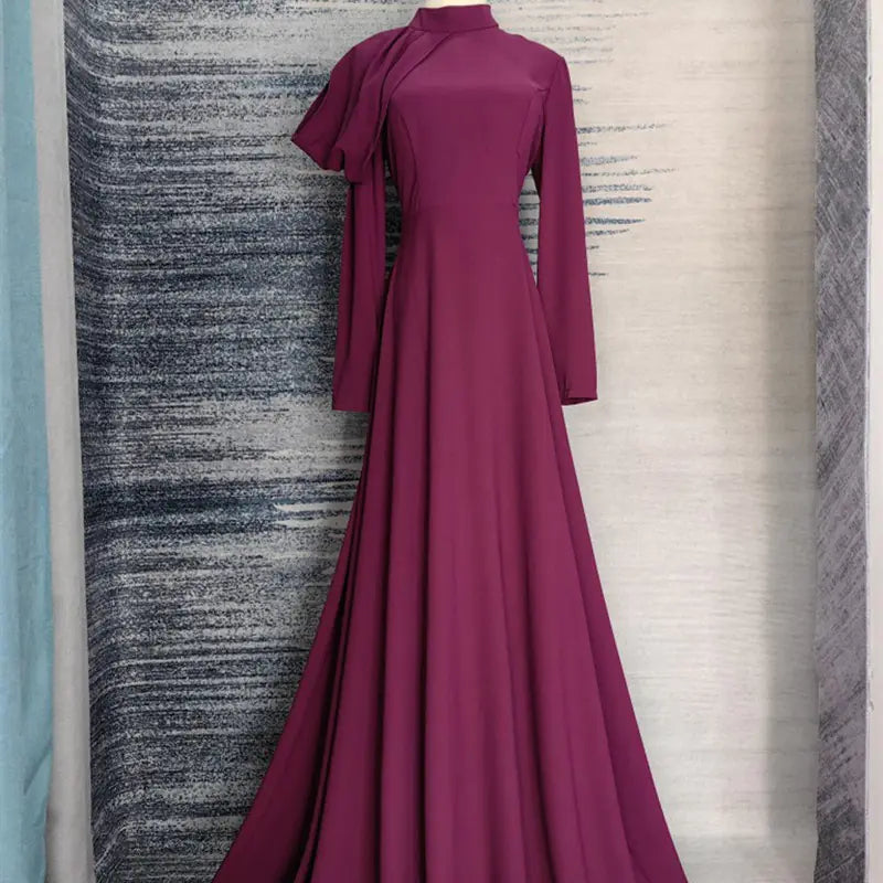 Slim-fit Long-sleeved Dresses for Women